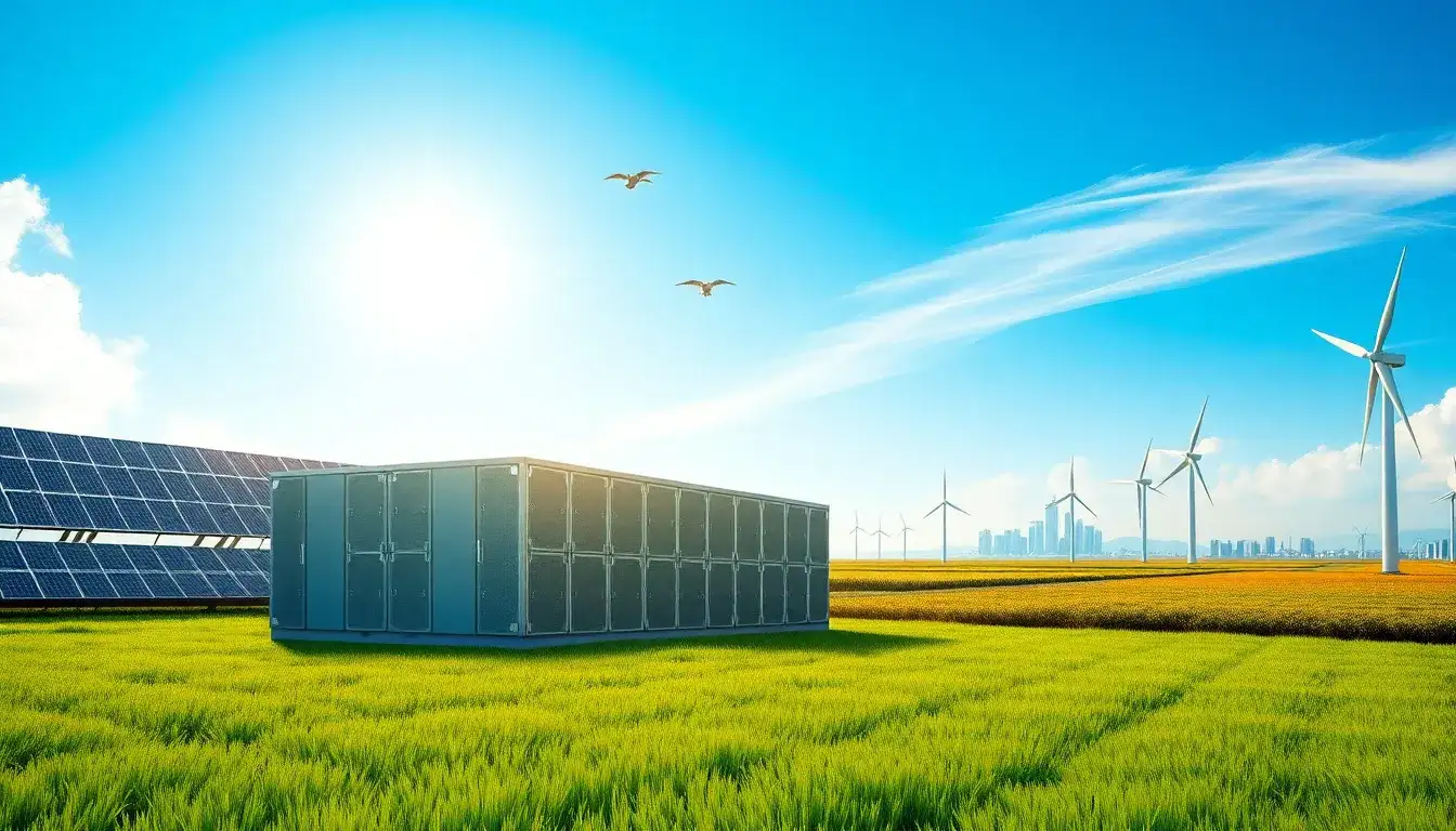 How does utility-scale energy storage contribute to reducing carbon emissions