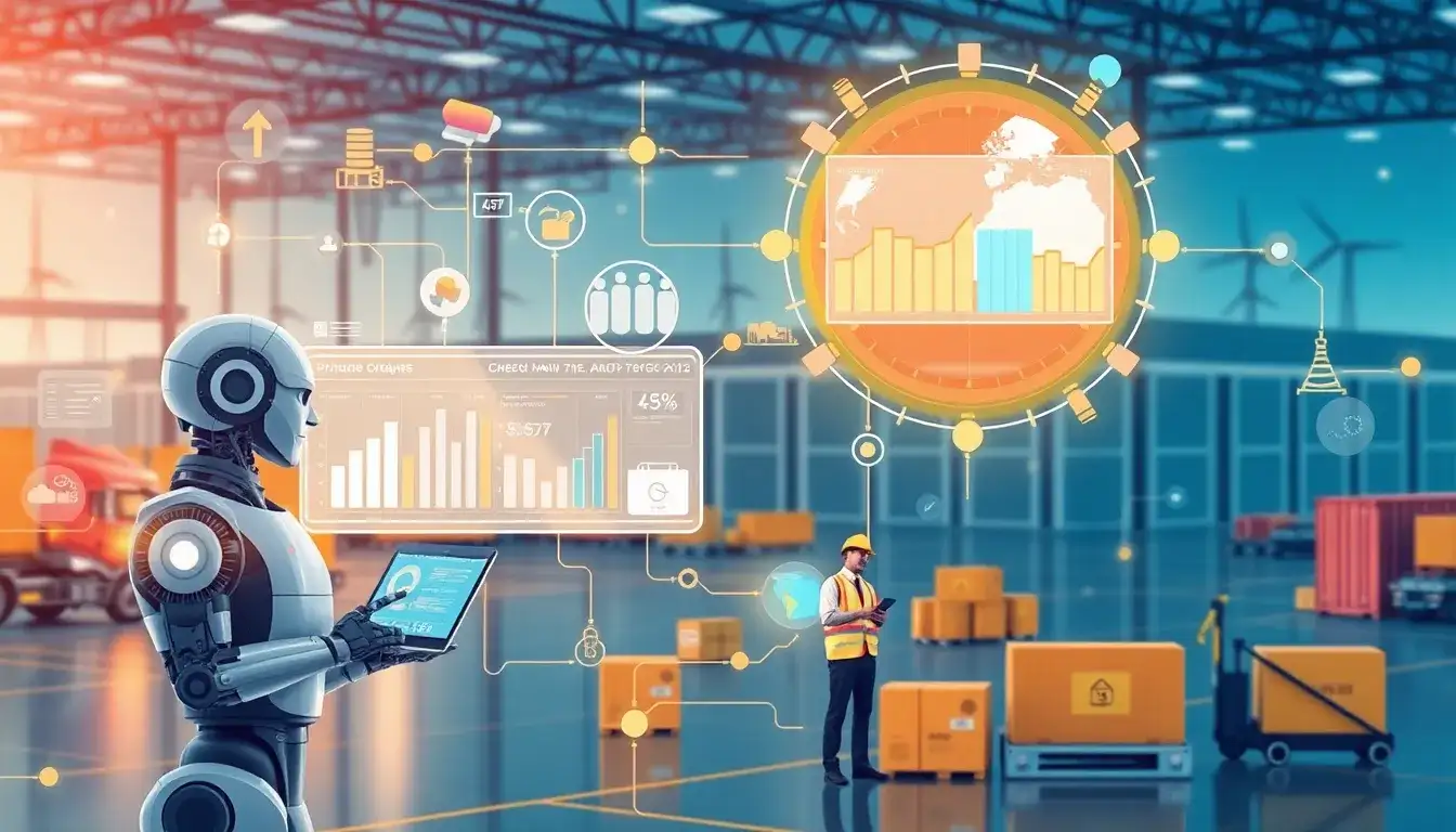 How can AI and automation improve supply chain visibility in energy storage