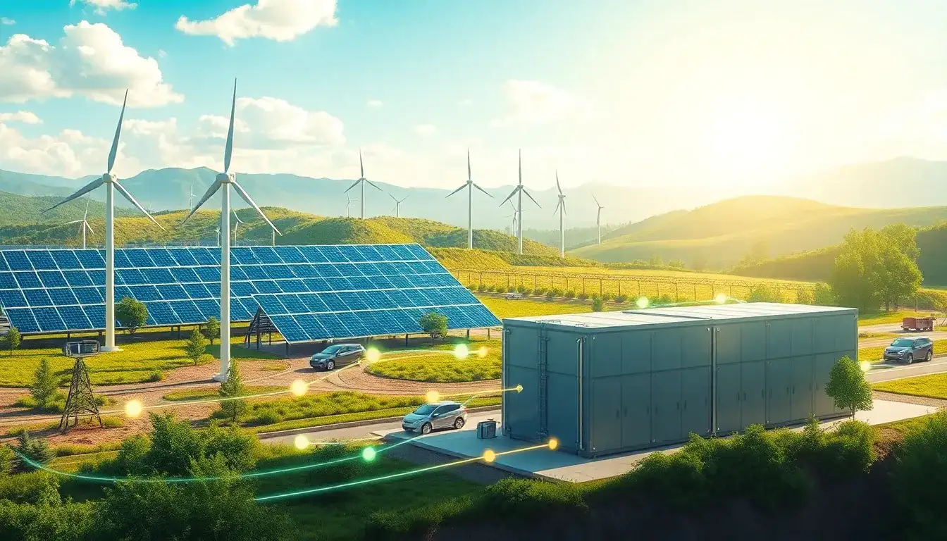 How does energy storage impact the integration of renewable energy sources