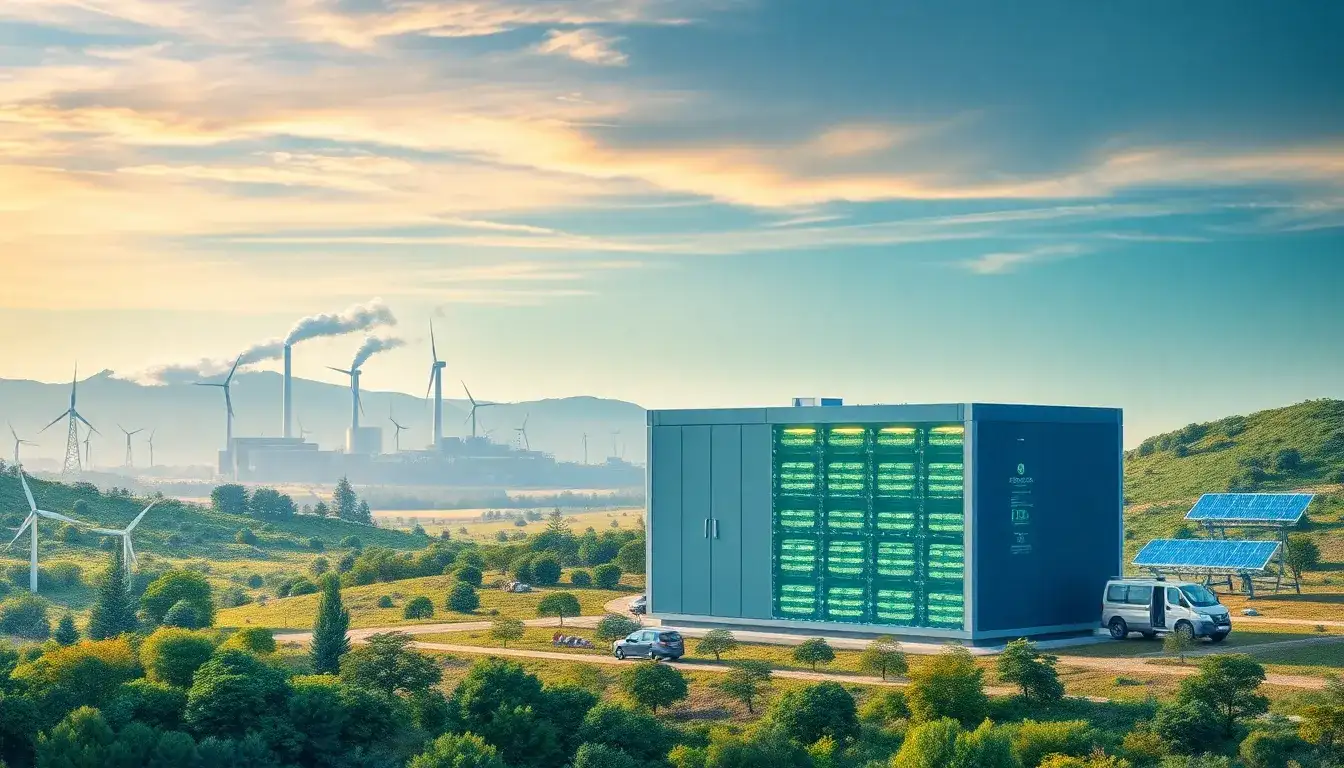 Can energy storage systems reduce emissions from fossil fuels