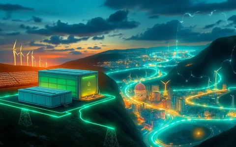 How does grid-scale energy storage improve the reliability of renewable energy sources