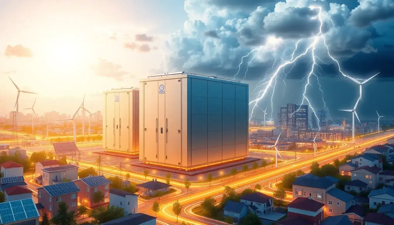 How do battery energy storage systems improve grid resilience