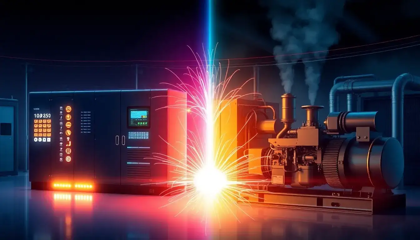 How reliable are battery energy storage systems compared to diesel generators in black start scenarios