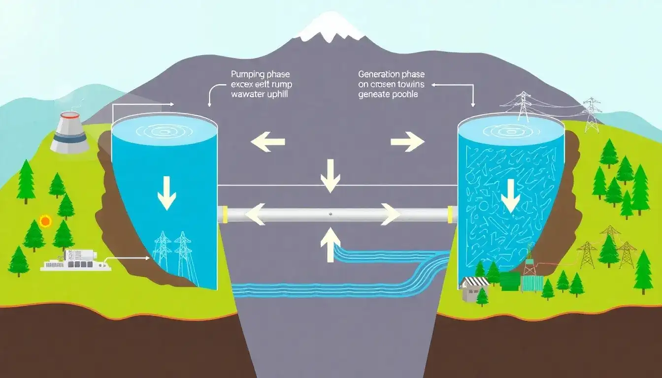 How do pumped-storage hydroelectricity systems work