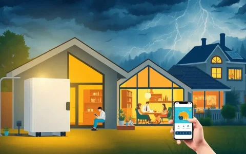 What are the benefits of using energy storage systems during power outages