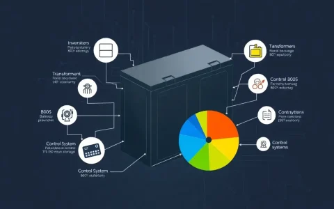 How significant are the balance of system components in the total cost of battery storage systems