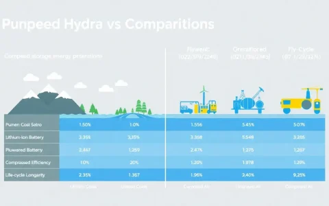 How does the cost of pumped hydro storage compare to other energy storage technologies