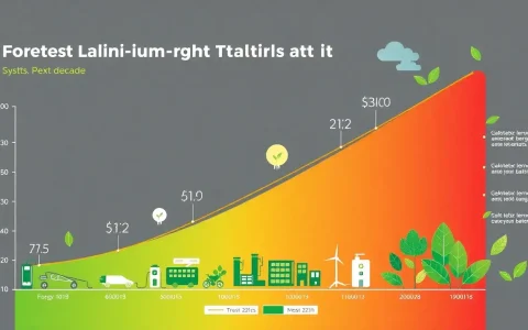 What are the projected cost trends for lithium-ion batteries in the next decade