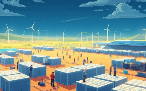 What are the long-term cost projections for lithium-ion batteries in utility-scale storage applications