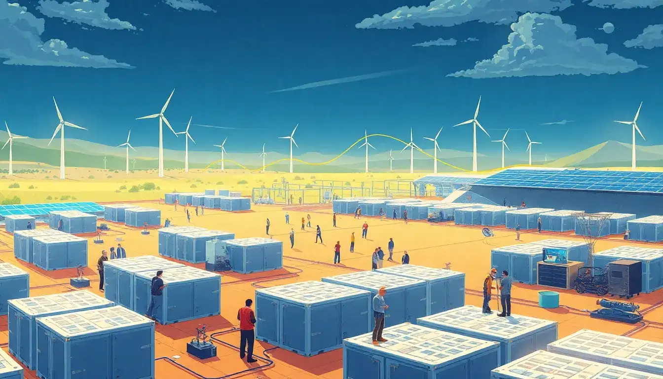 What are the long-term cost projections for lithium-ion batteries in utility-scale storage applications