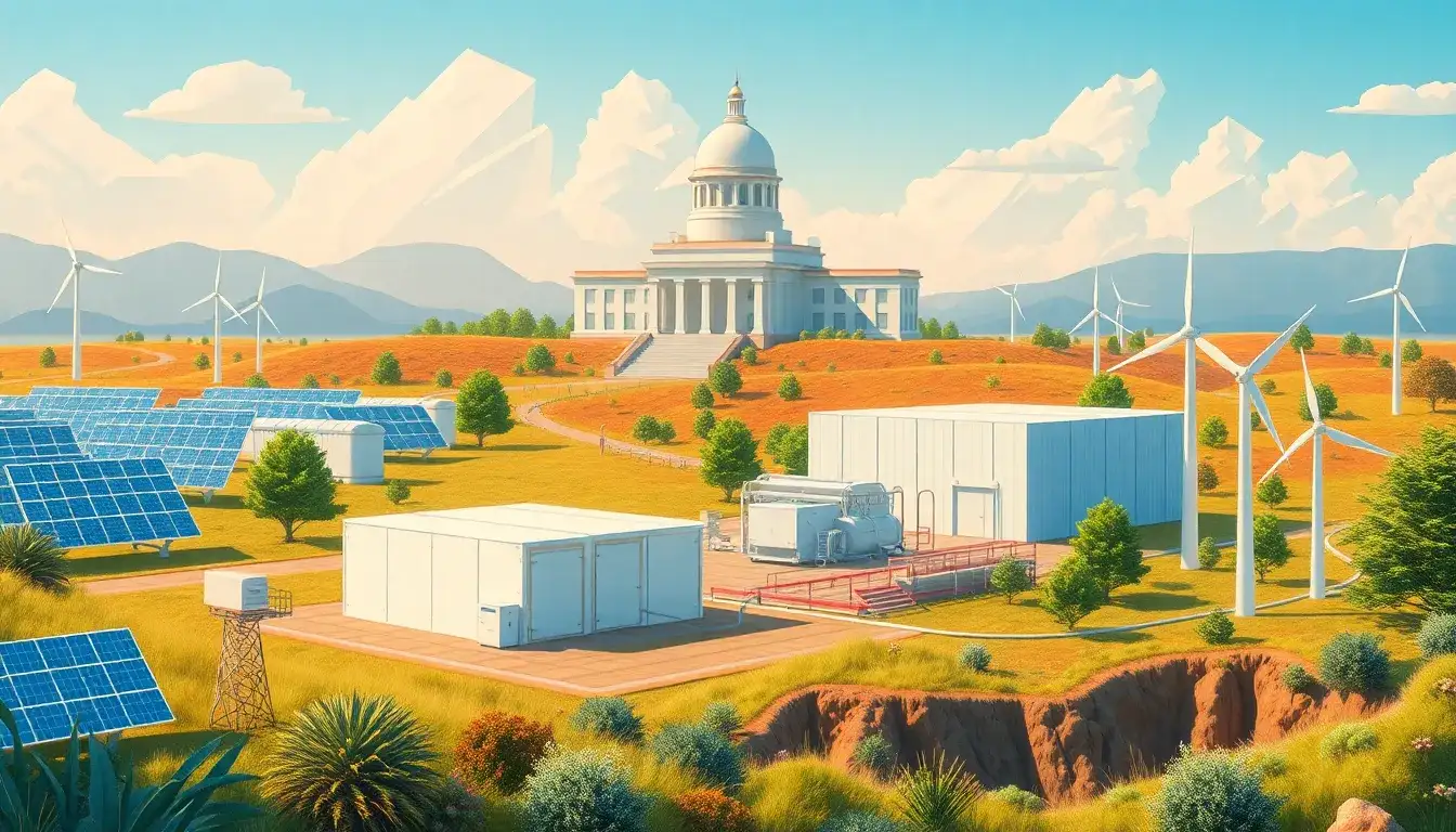 What role does government policy play in the cost of utility-scale energy storage