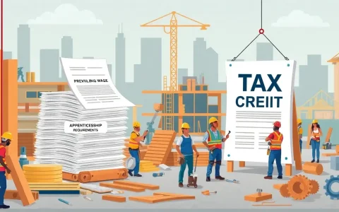 How do prevailing wage and apprenticeship requirements affect tax credit eligibility