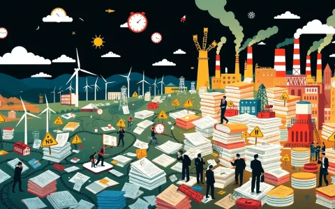 What are the main challenges in the current energy permitting process