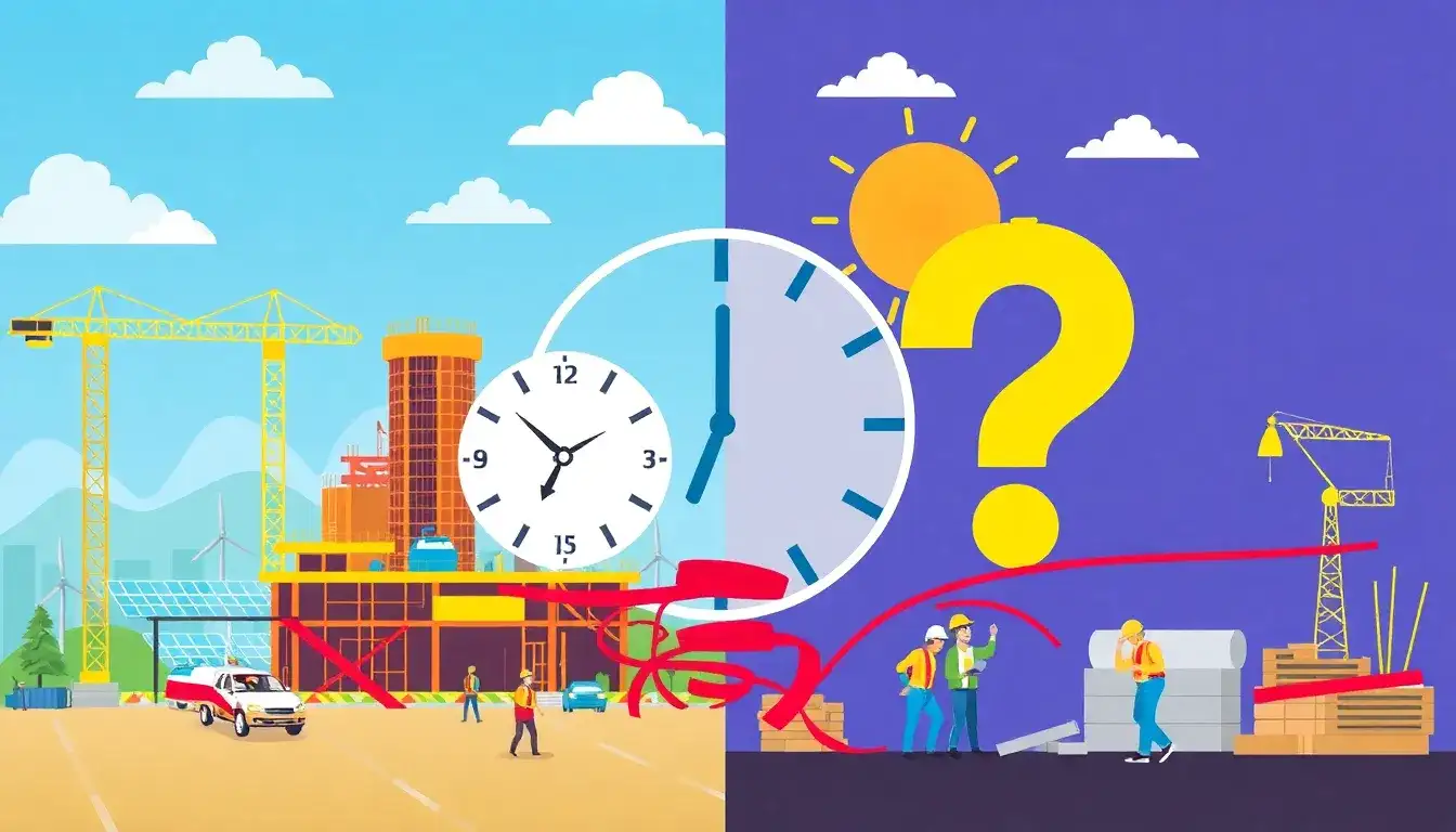 How do permitting delays affect the timeline and cost of clean energy projects