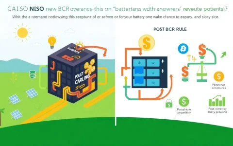 How do CAISO's new BCR rules impact battery operators' revenue potential