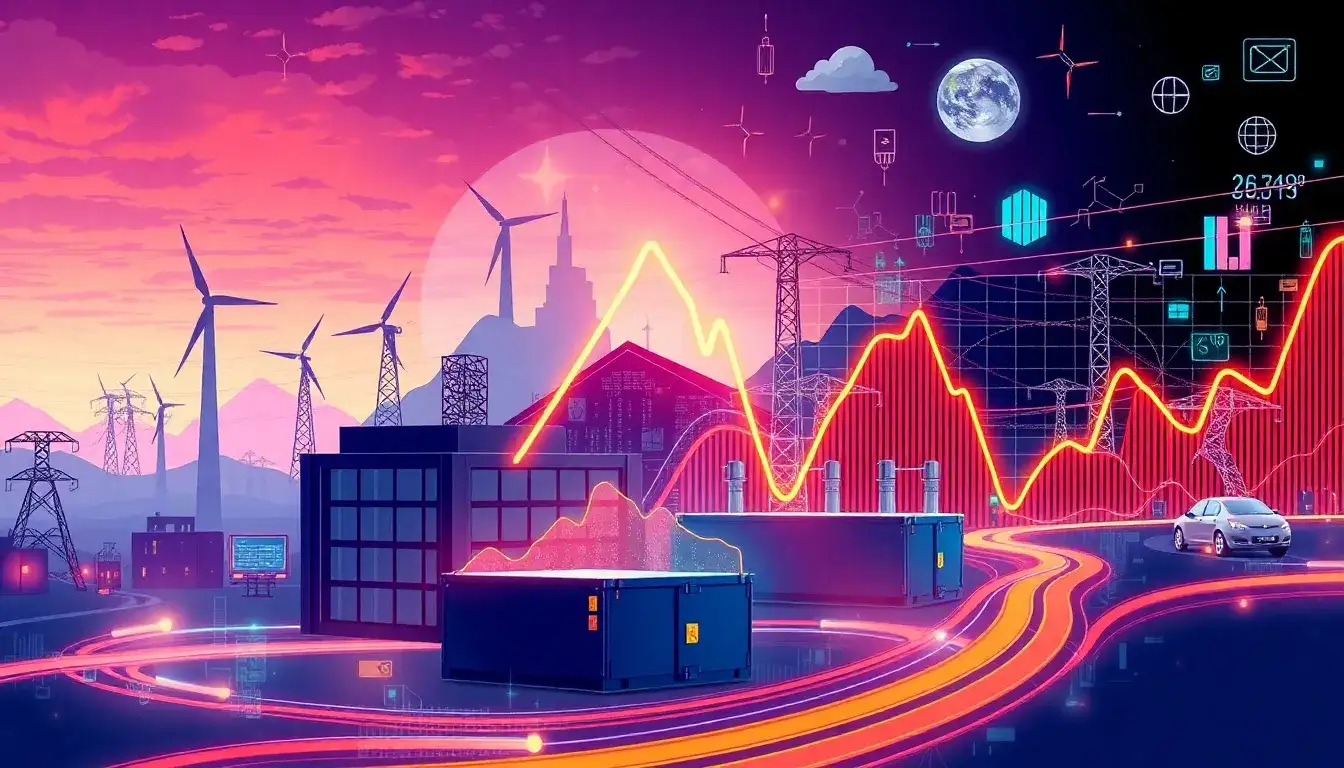 How does price volatility in the energy market affect the profitability of utility-scale battery storage systems