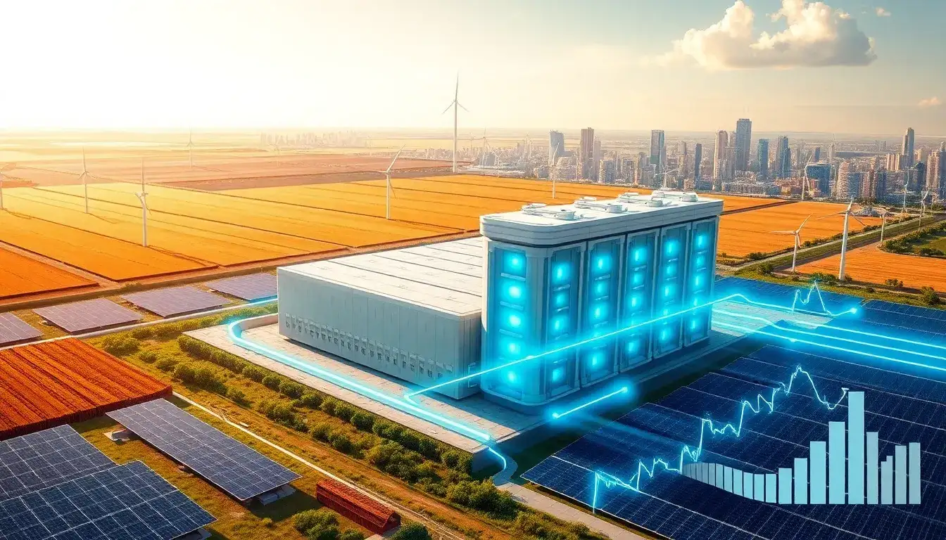 How do utility-scale battery storage systems mitigate the risks associated with energy price volatility