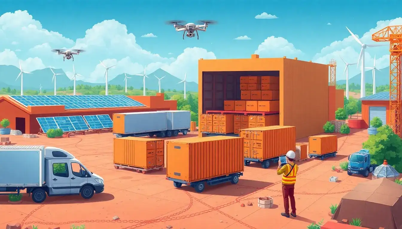 How does the supply chain and construction site logistics affect the deployment of energy storage projects