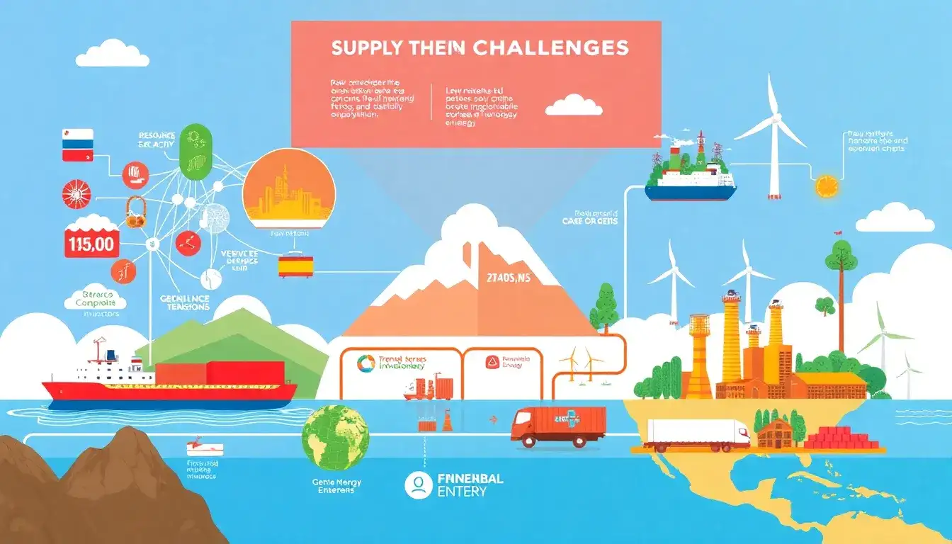 What are the main supply chain challenges facing energy storage technologies