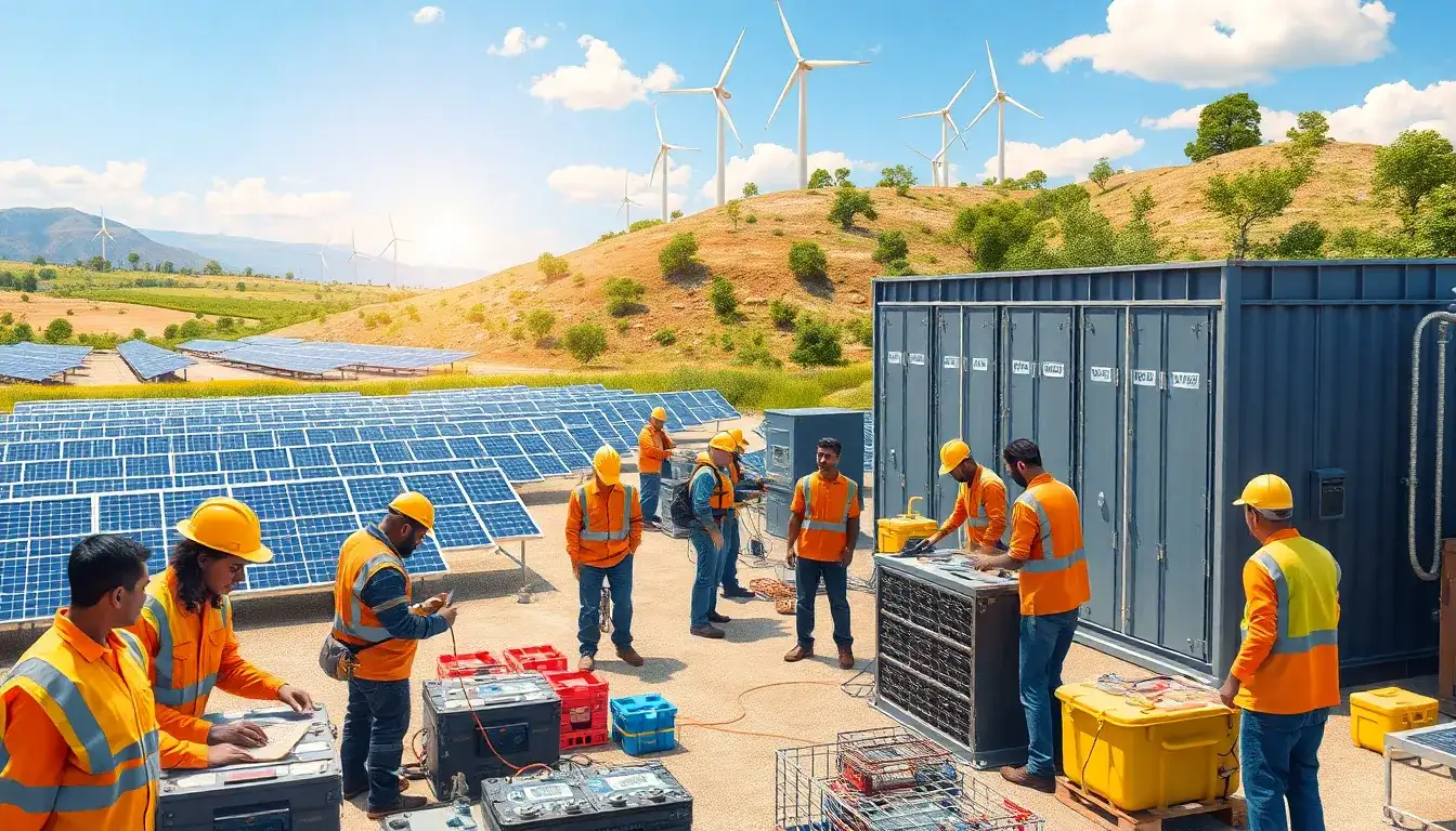 How does energy storage impact job creation in the renewable energy sector