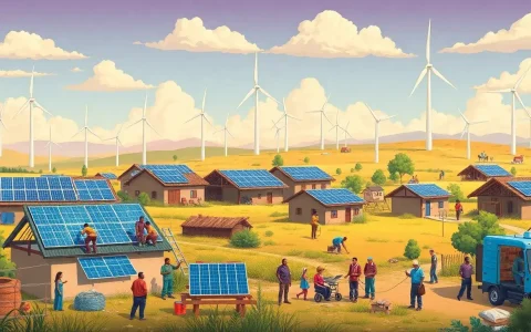 How do decentralized renewable energy solutions contribute to job creation in remote areas