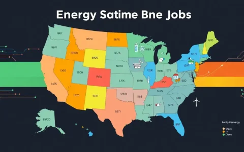 Which states have the highest number of energy storage jobs