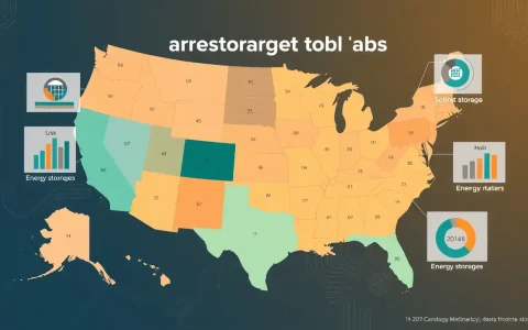 How do energy storage job growth rates compare between states