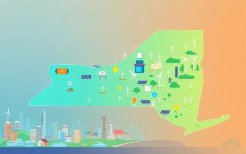 Which cities in New York State have the highest concentration of energy storage jobs