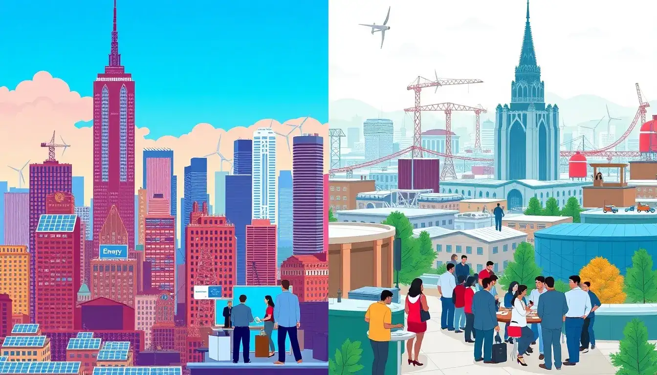 How do energy storage job opportunities in New York City compare to those in Albany