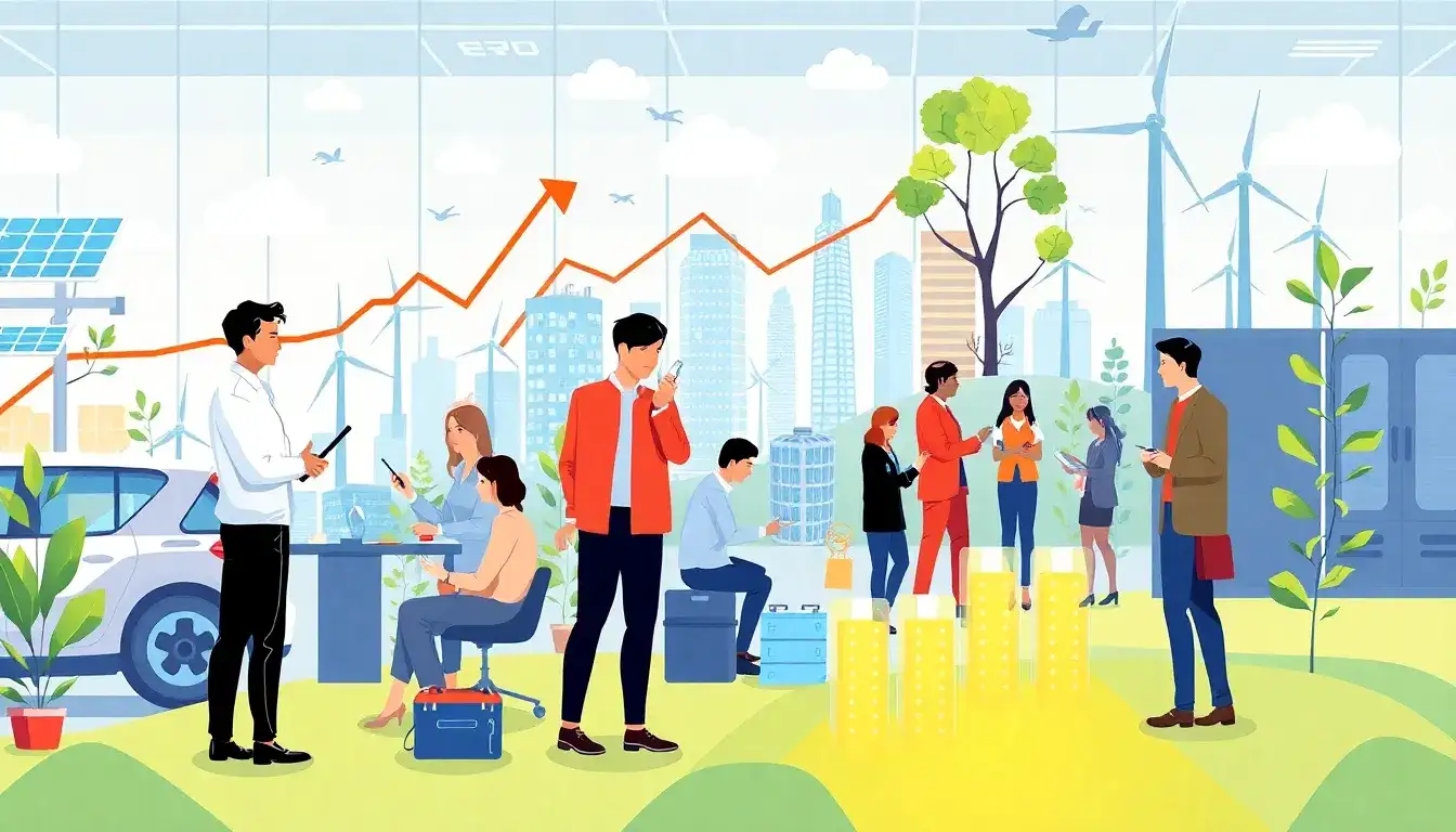 What are the career growth opportunities in the energy storage industry