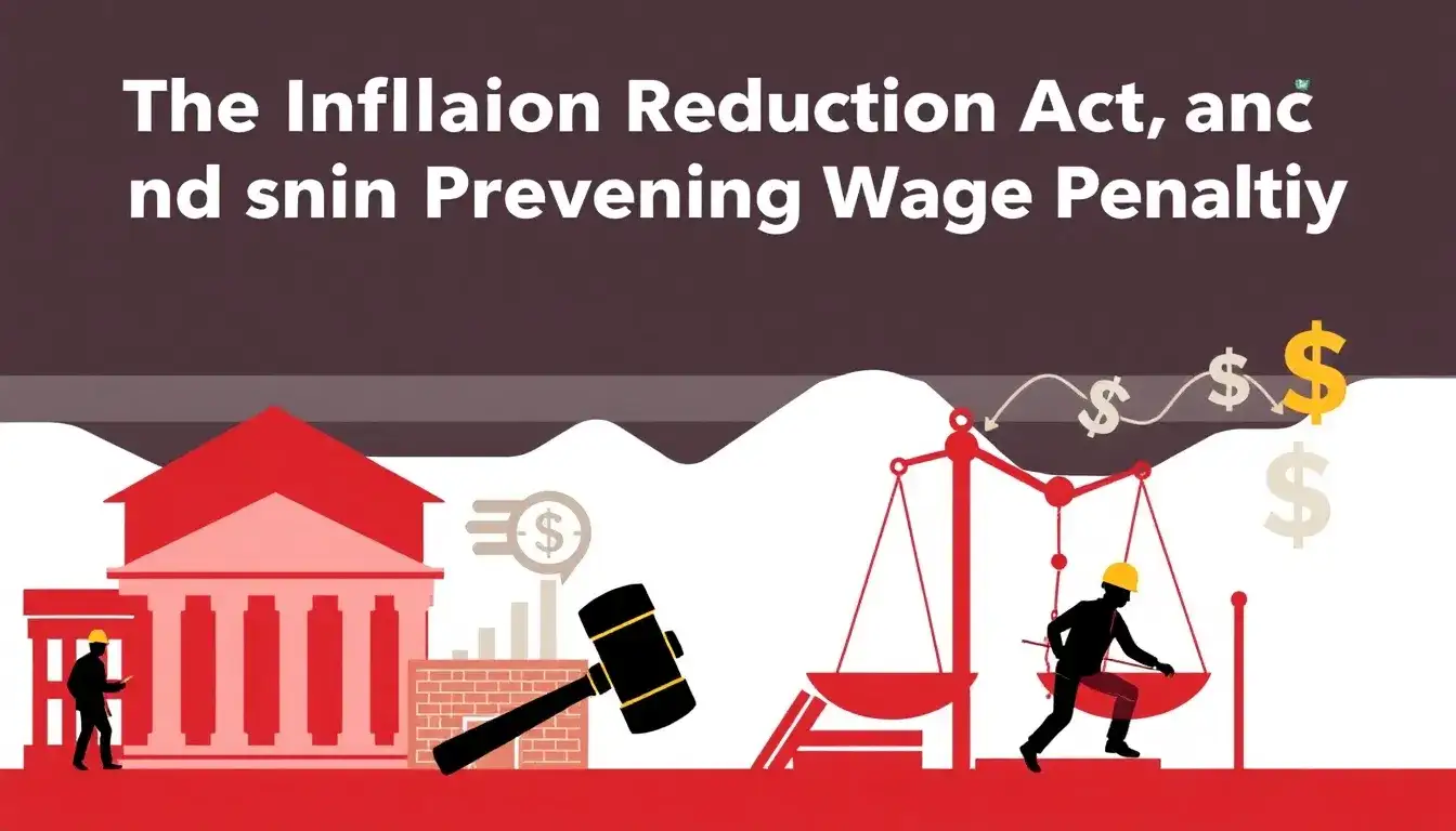 How does the Inflation Reduction Act impact prevailing wage penalties