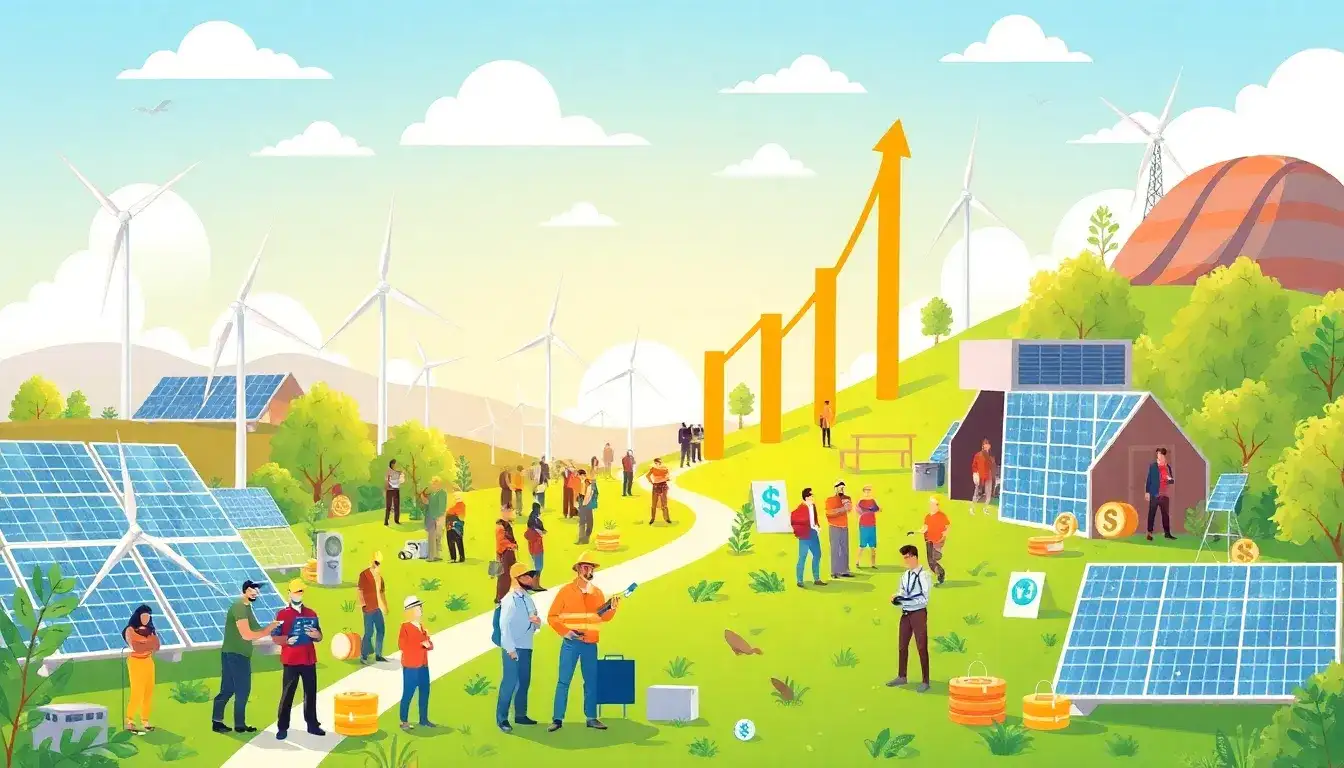 What specific financial incentives are most effective in boosting renewable energy job creation