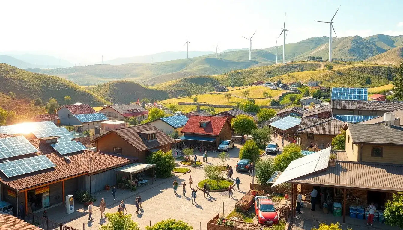 Are there any case studies showing the economic benefits of renewable energy projects in local communities