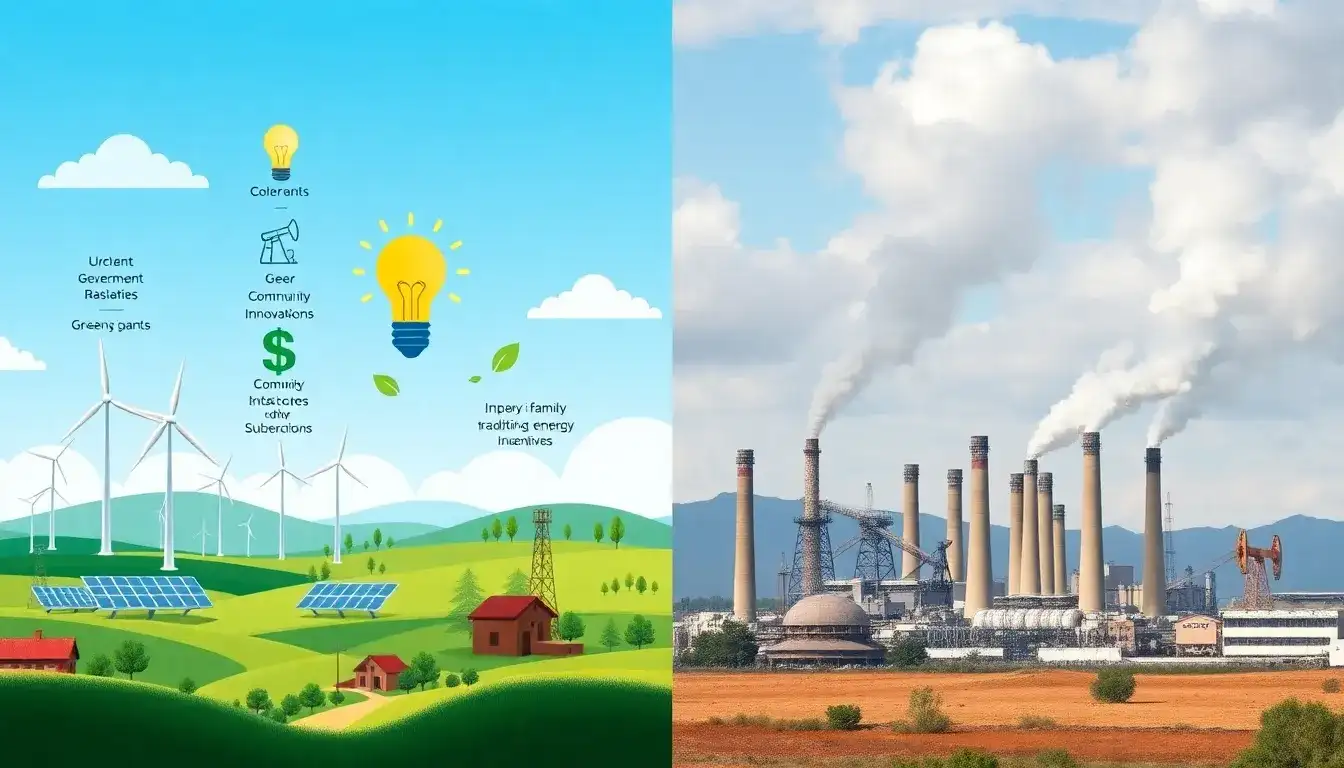 How do renewable energy incentives compare to those in traditional energy sectors