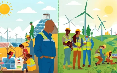 What role do training programs play in supporting job creation in the renewable energy sector