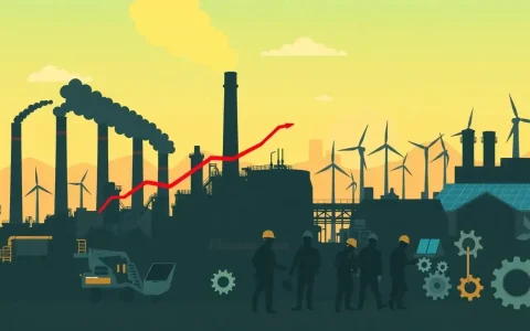 How do rising energy prices from green energy policies affect employment in energy-intensive sectors