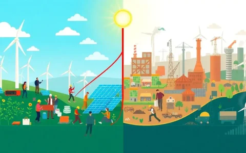 How does the growth of renewable energy jobs compare to other sectors