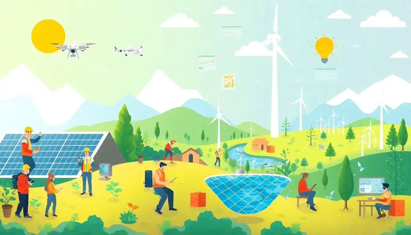 What are the main factors driving the growth of renewable energy jobs