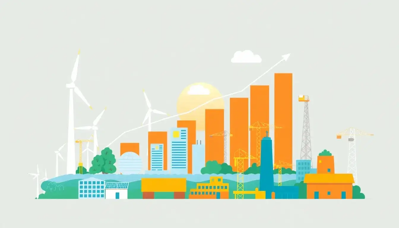 How does the growth rate of renewable energy jobs compare to other sectors like construction or utilities