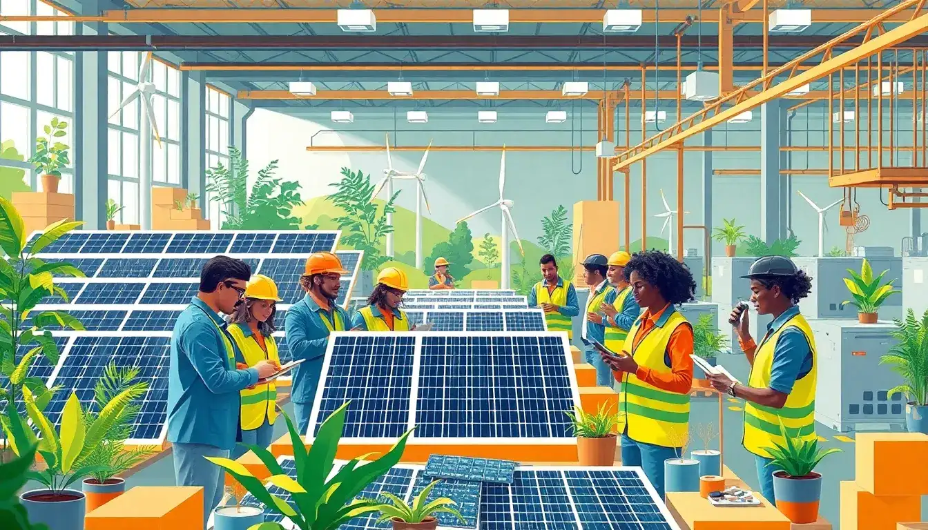 What role do renewable energy subsidies play in job retention in the sector