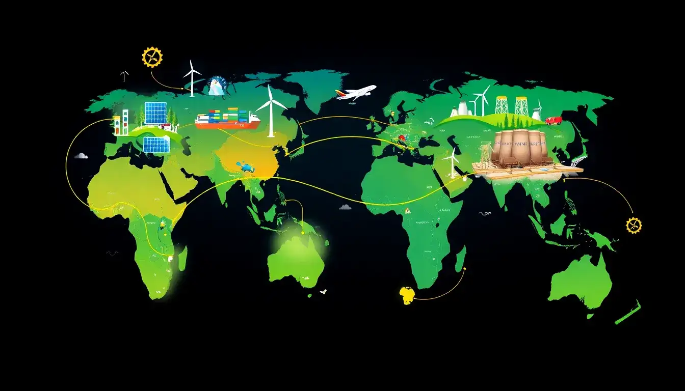 How do trade policies impact the global competitiveness of renewable energy technologies