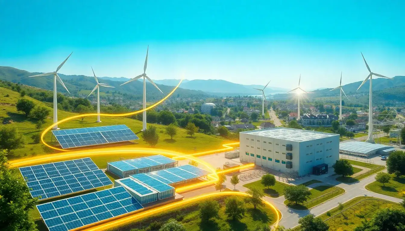 How do energy storage projects integrate with renewable energy sources