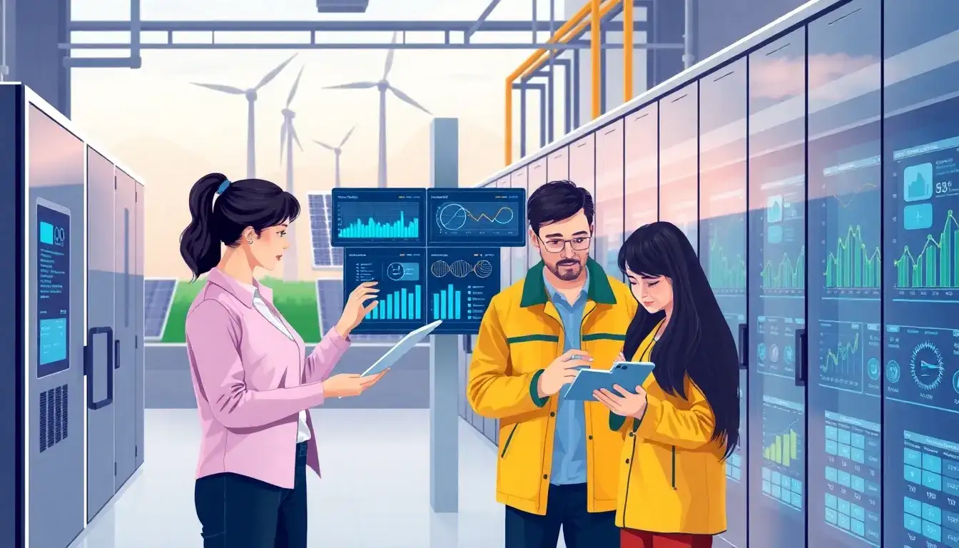 How can proficiency in energy management software enhance the career of an energy storage professional