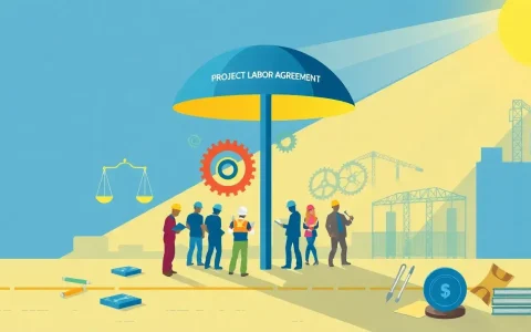 How do project labor agreements affect compliance with prevailing wage and apprenticeship requirements