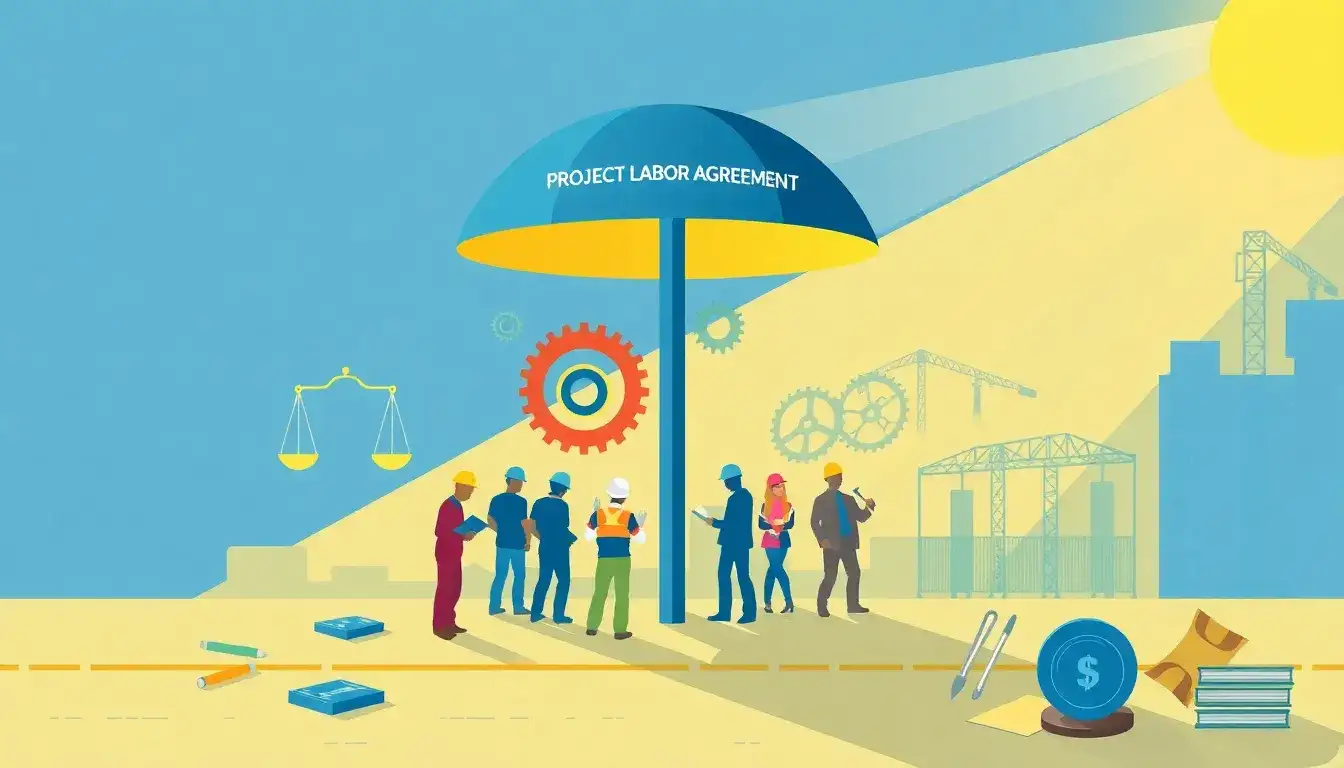 How do project labor agreements affect compliance with prevailing wage and apprenticeship requirements