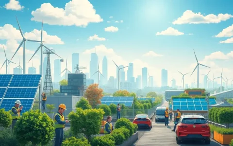 What are the projected trends for renewable energy job growth in the next decade