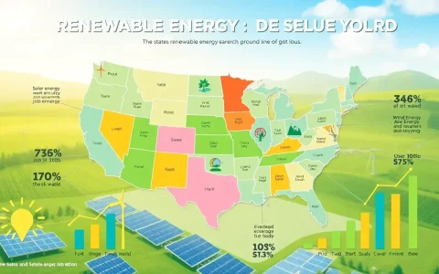 Which states are leading in renewable energy job growth