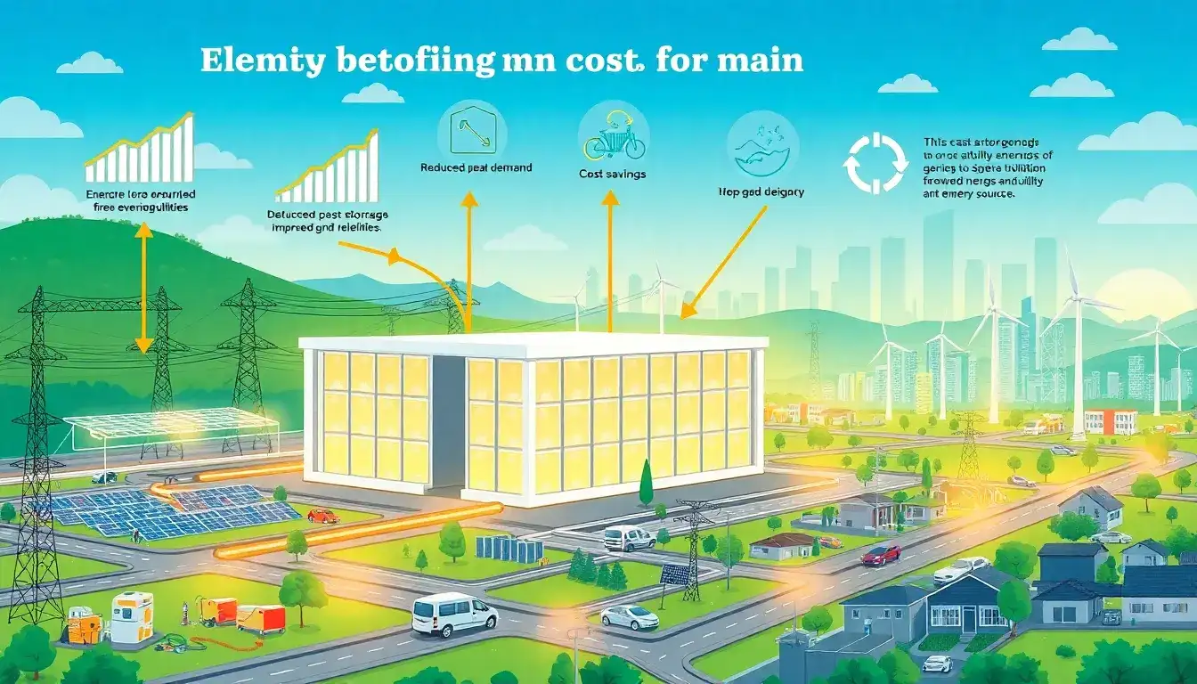 What are the main cost benefits of energy storage for utilities
