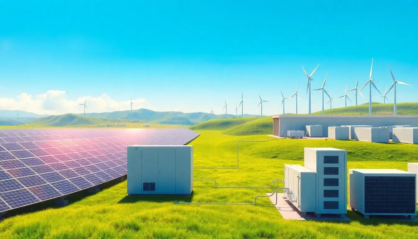 Can utility-scale energy storage be integrated with renewable energy sources like solar and wind