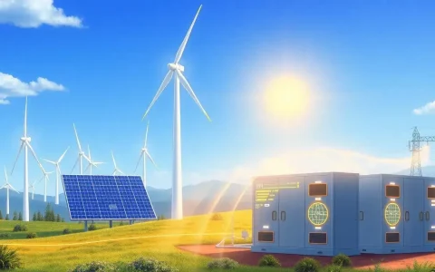 How does energy storage improve the reliability of wind-solar hybrid systems